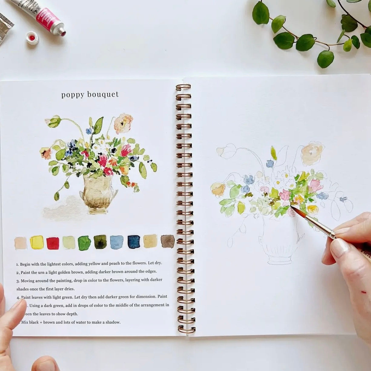 Watercolor Workbook | Bouquets