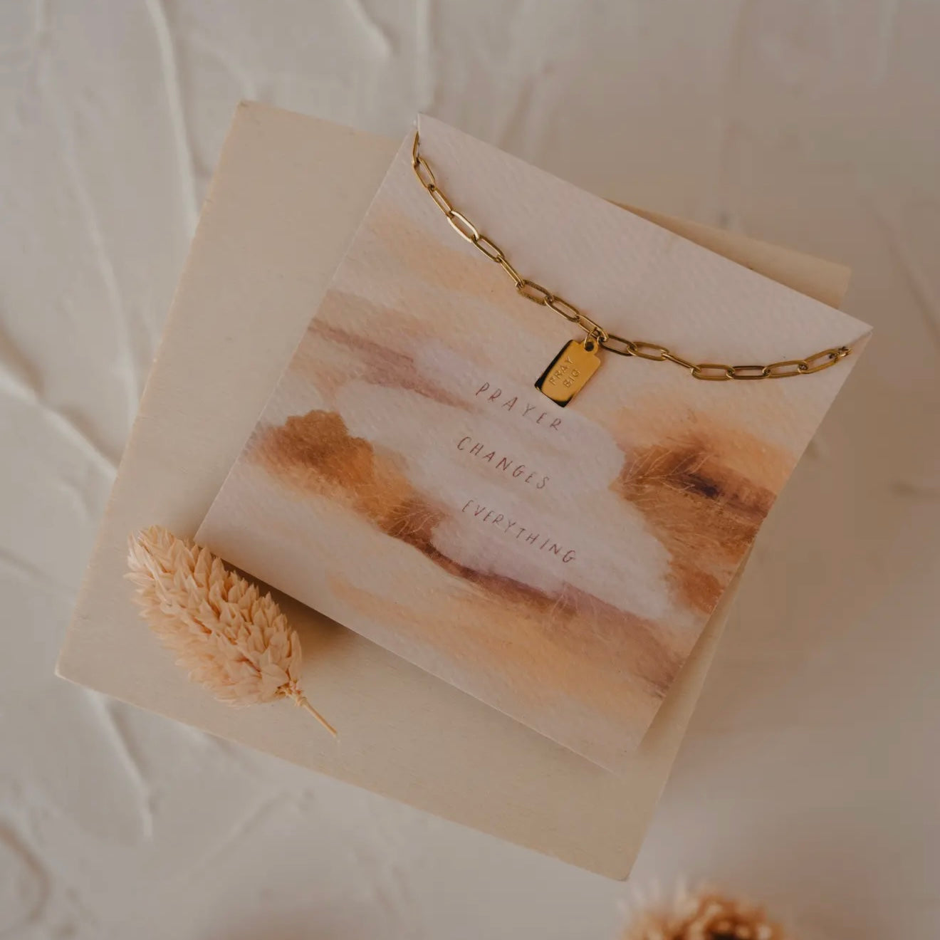 Mini Tag Necklace | Pray Big