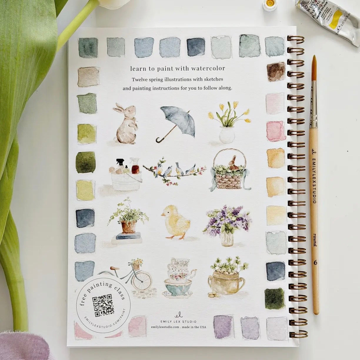 Watercolor Workbook | Spring