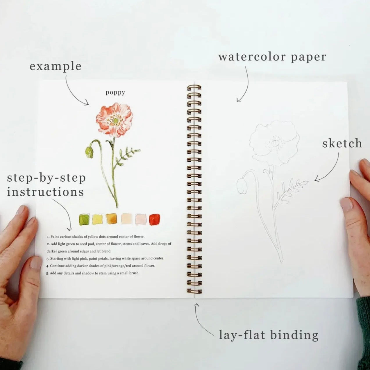Watercolor Workbook | Flowers