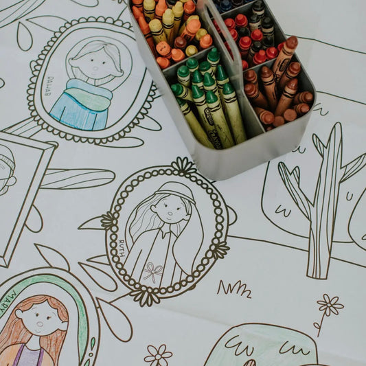 Tiny Theologians | Family Tree of Christ Advent Jumbo Coloring Sheet