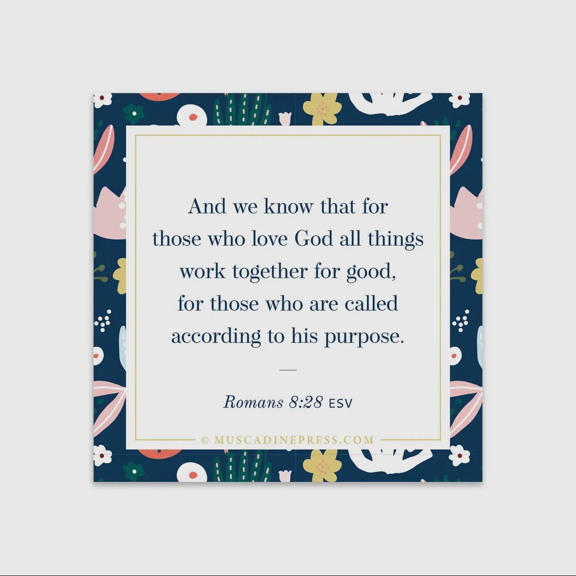 Scripture Static Cling - All Things Work Together