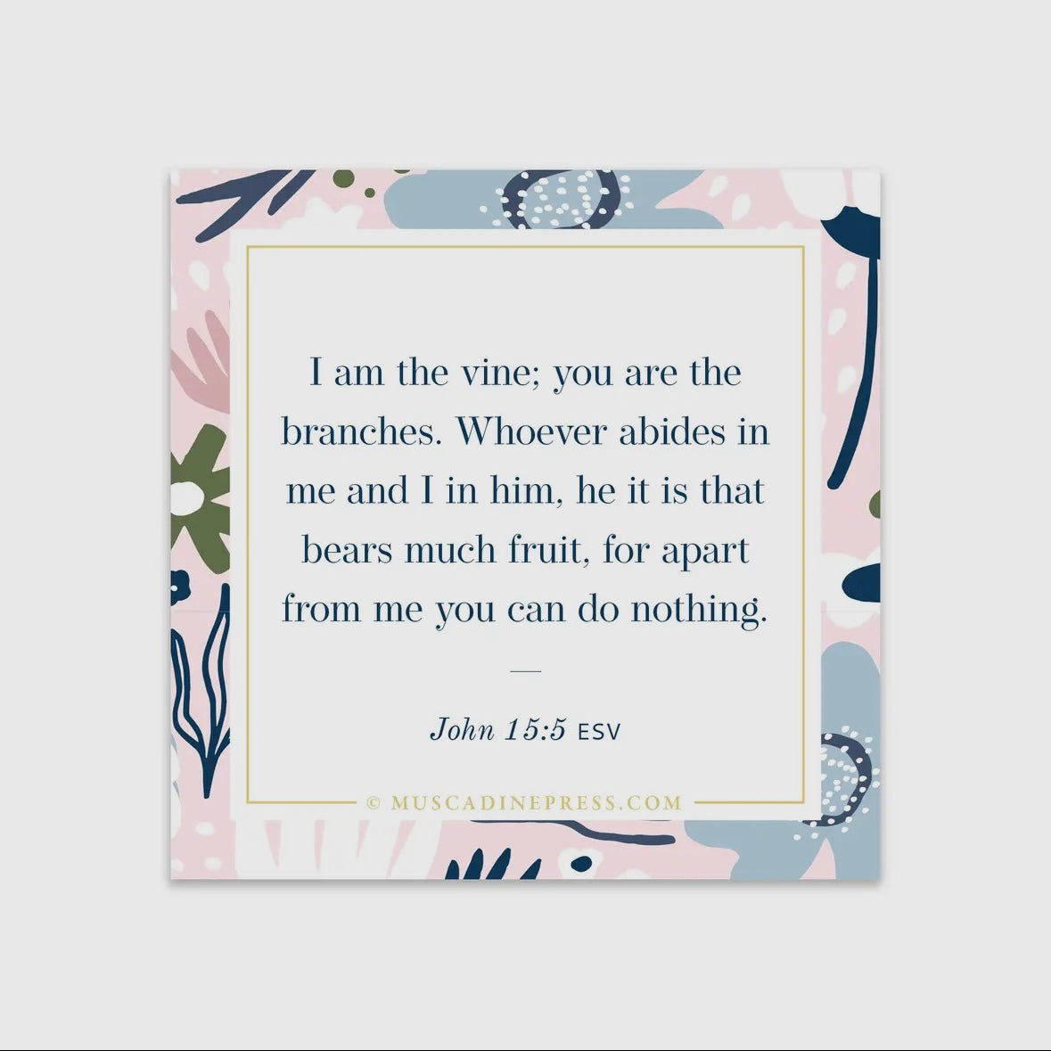 Scripture Static Cling - I Am the Vine