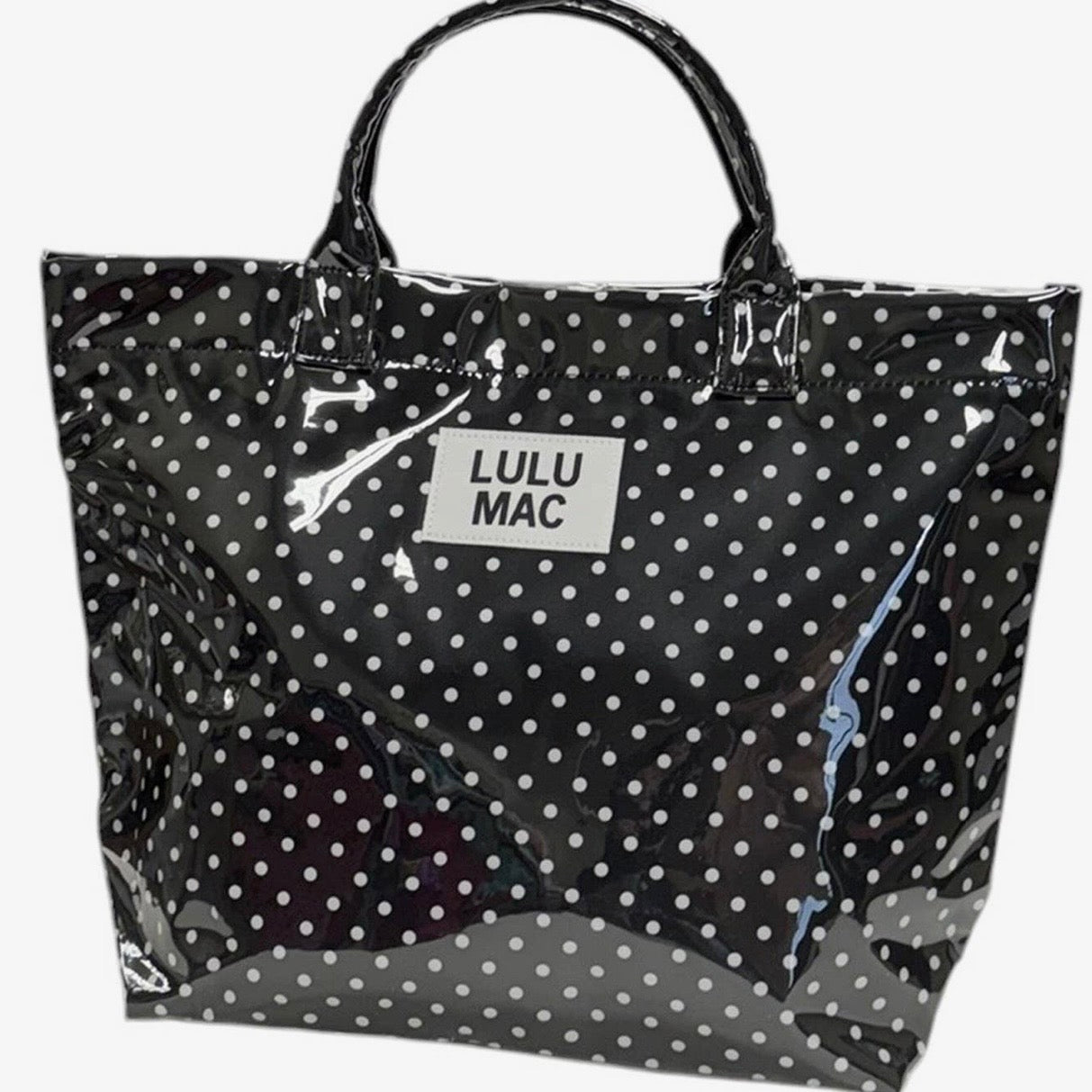 Lulu Mac Tote | Black & White Dot