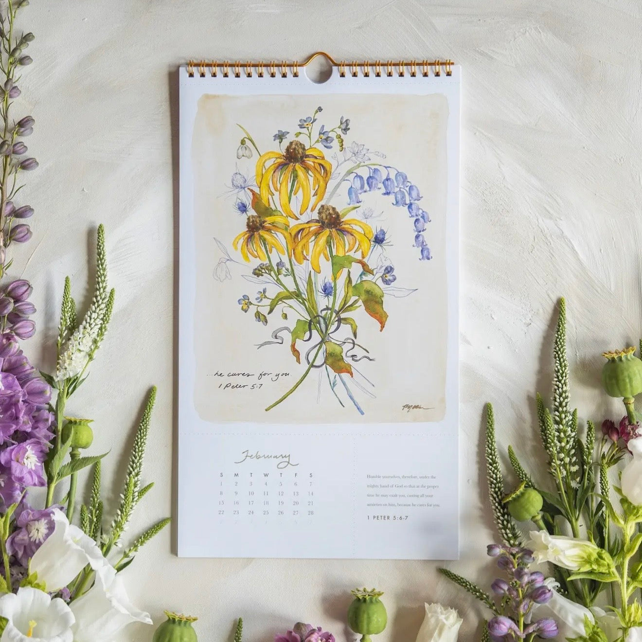 He Cares For You 2026 Calendar