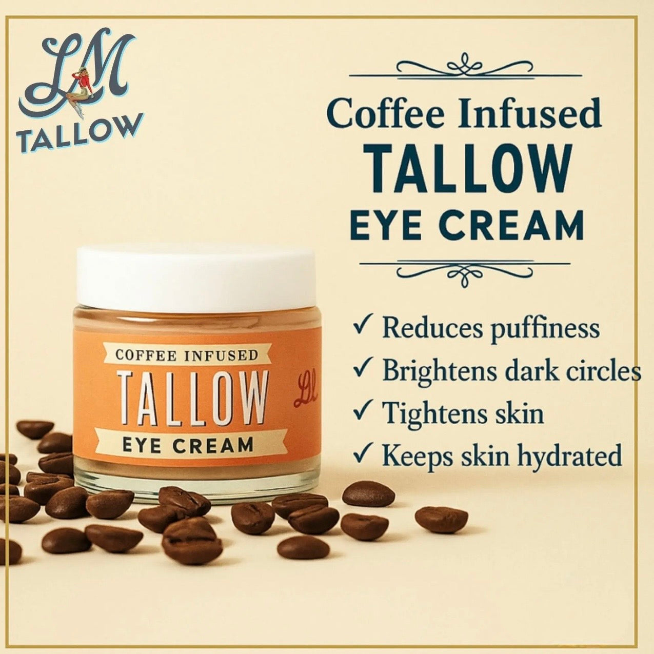 Tallow | Coffee-Infused Eye Cream