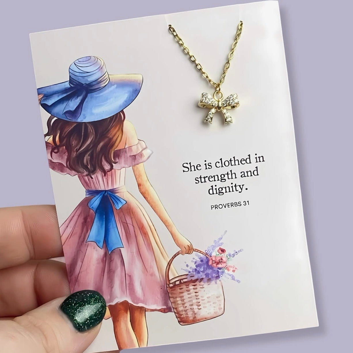 Charm Necklace | Proverbs 31 Bow