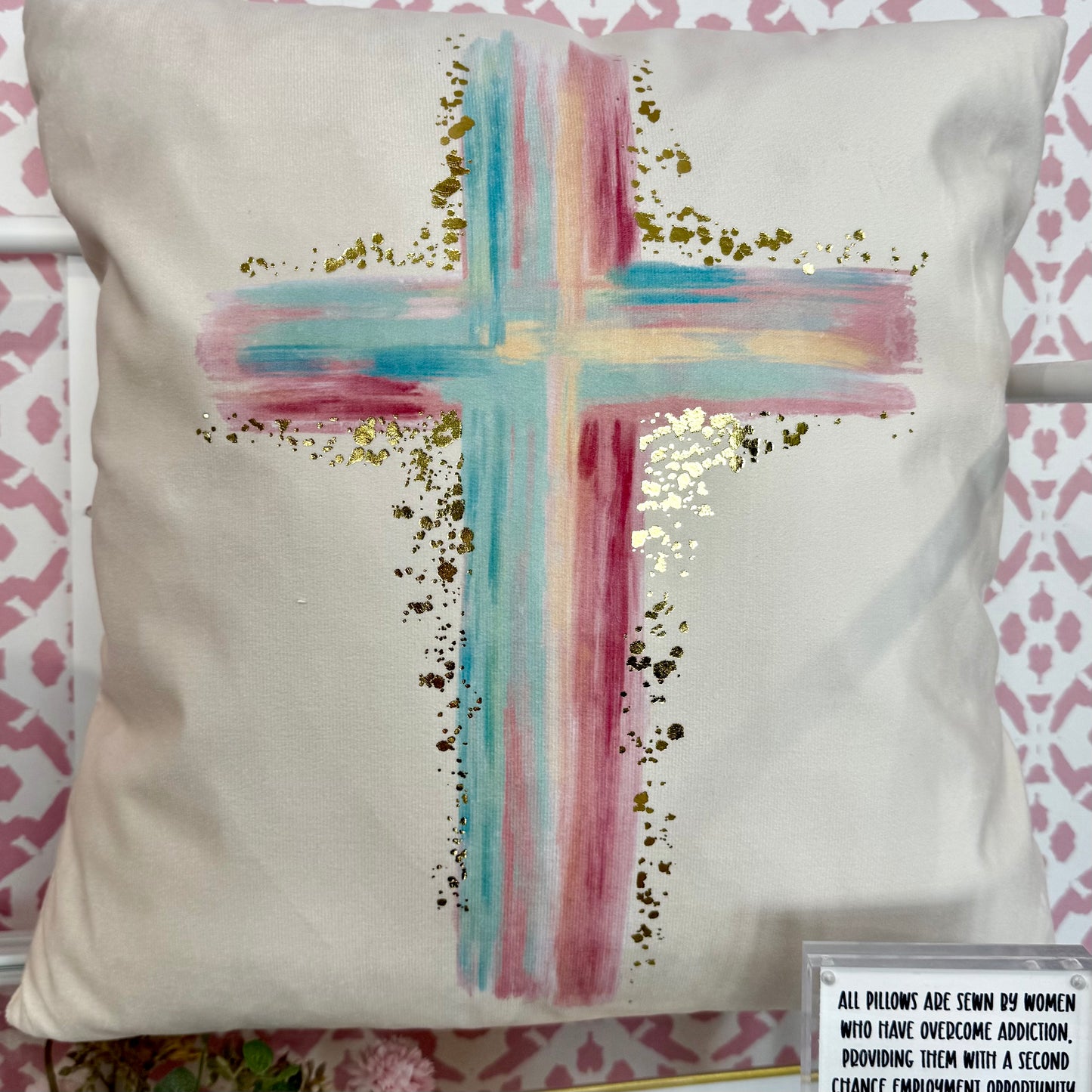 Pillow | Pastel Cross
