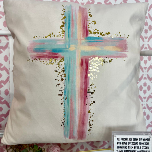 Pillow | Pastel Cross