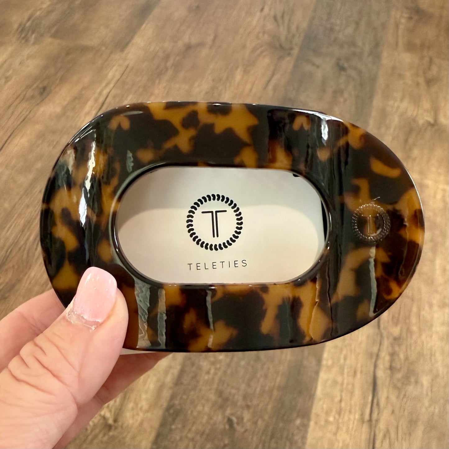 Teleties Flat Clip | Large | Tortoise