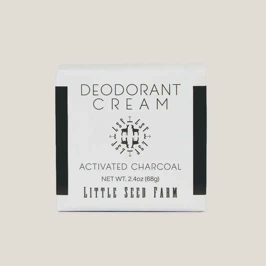 Little Seed Farm Natural Deodorant Cream | Activated Charcoal