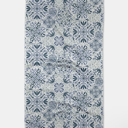 Geometry Dish Towel | Floral Medallions