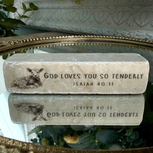 Scripture Stones | God Loves You | Quarter