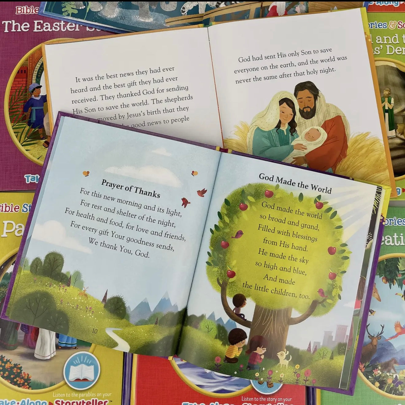 Little Sunbeams Bible Stories and Songs Music Player & Storyteller Book Set