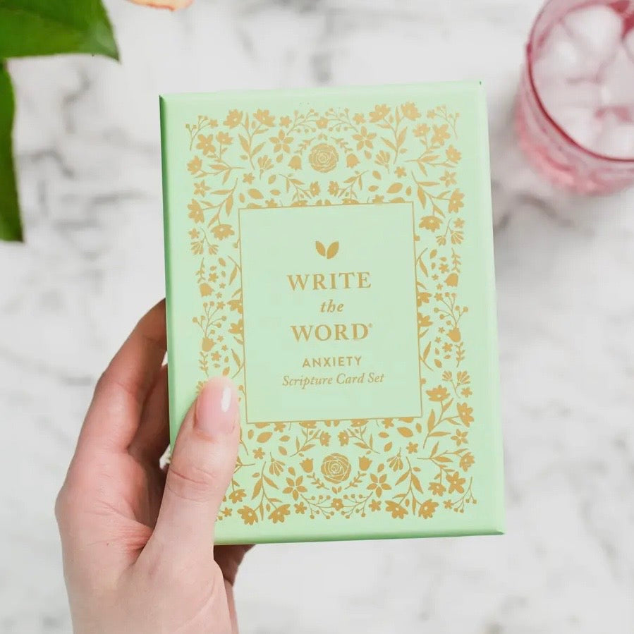 Write the Word | Anxiety Scripture Card Set