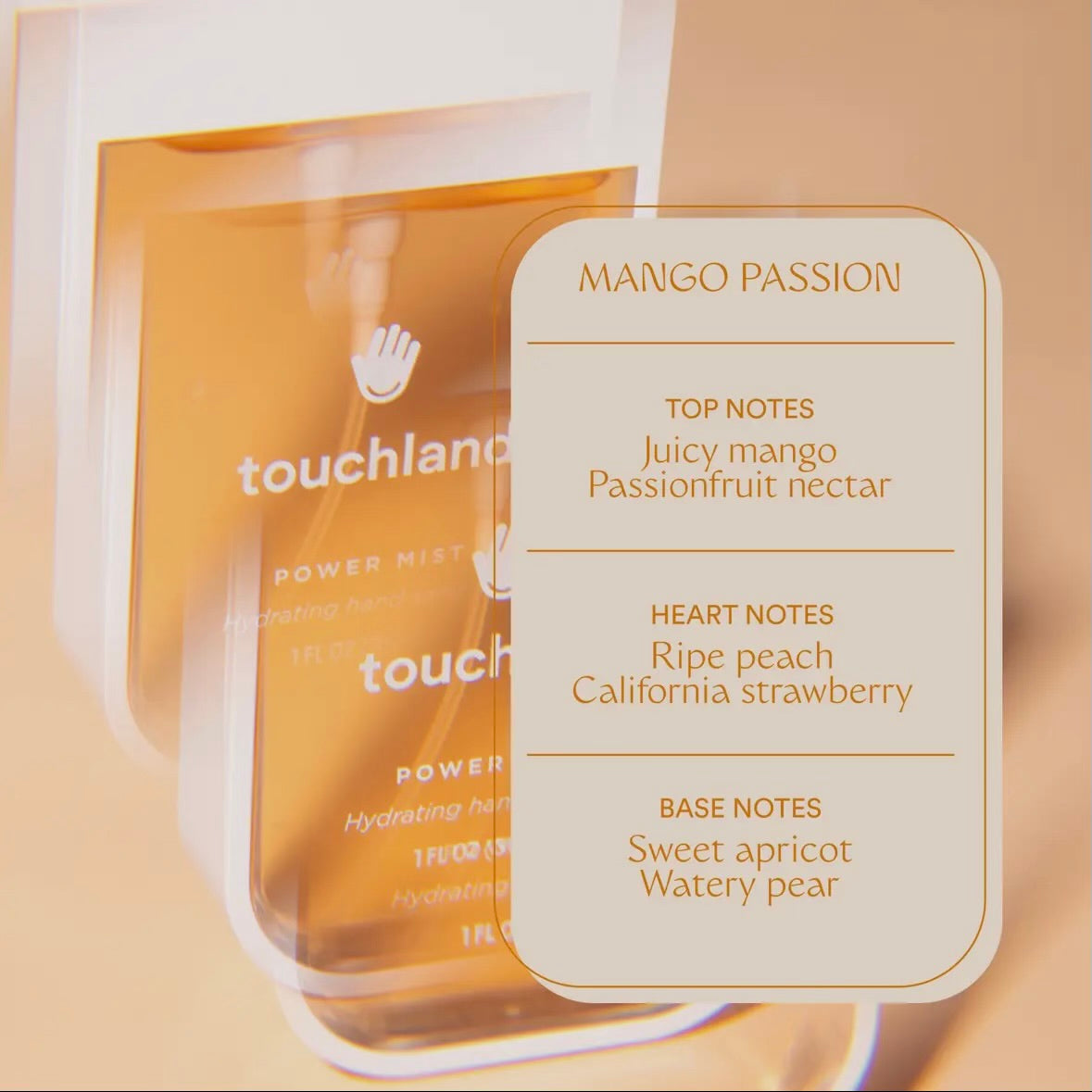 Touchland Power Mist Mango Passion Hand Sanitizer