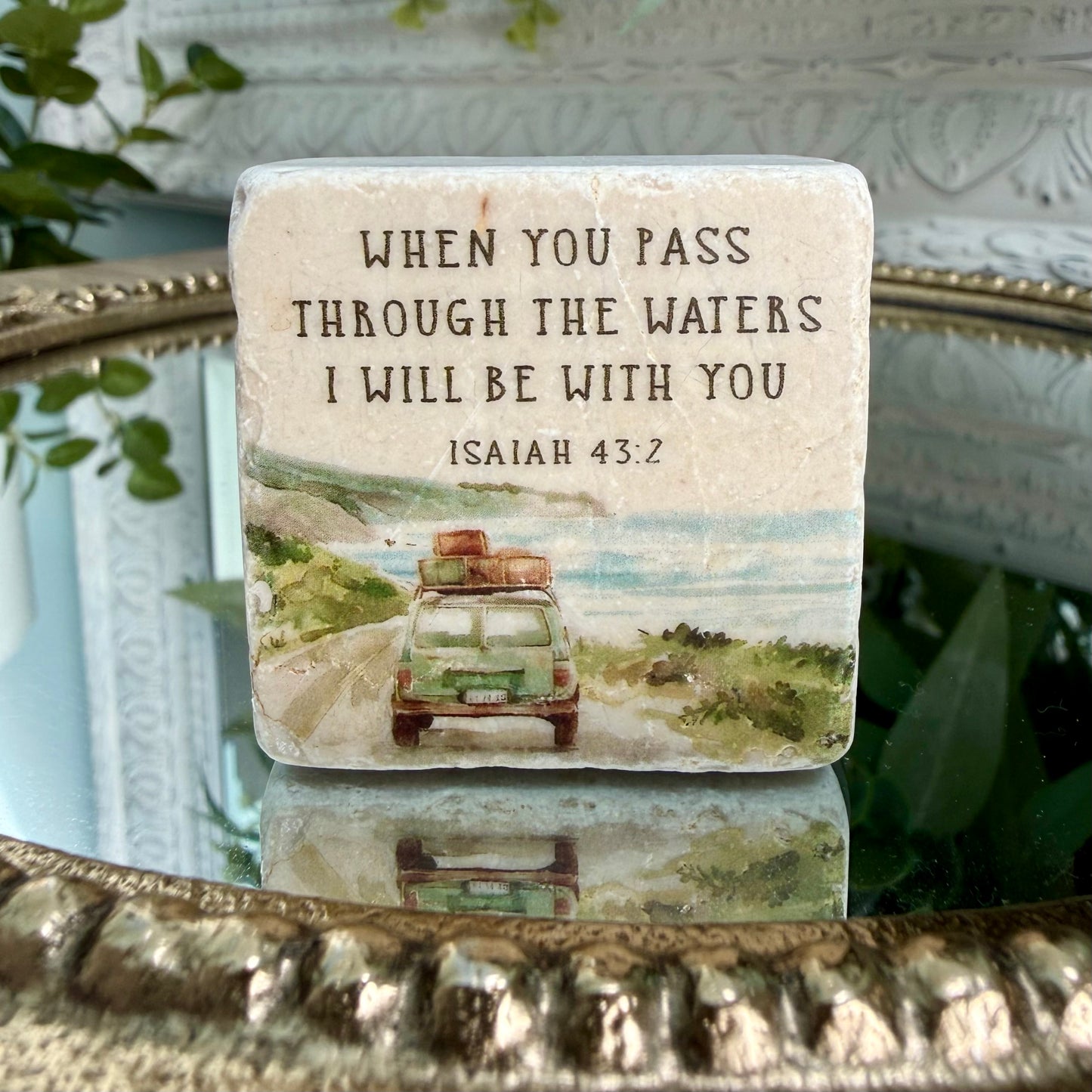 Scripture Stones | Pass Through Waters | Small