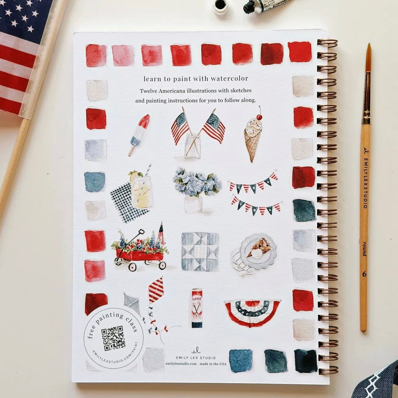 Watercolor Workbook | Americana