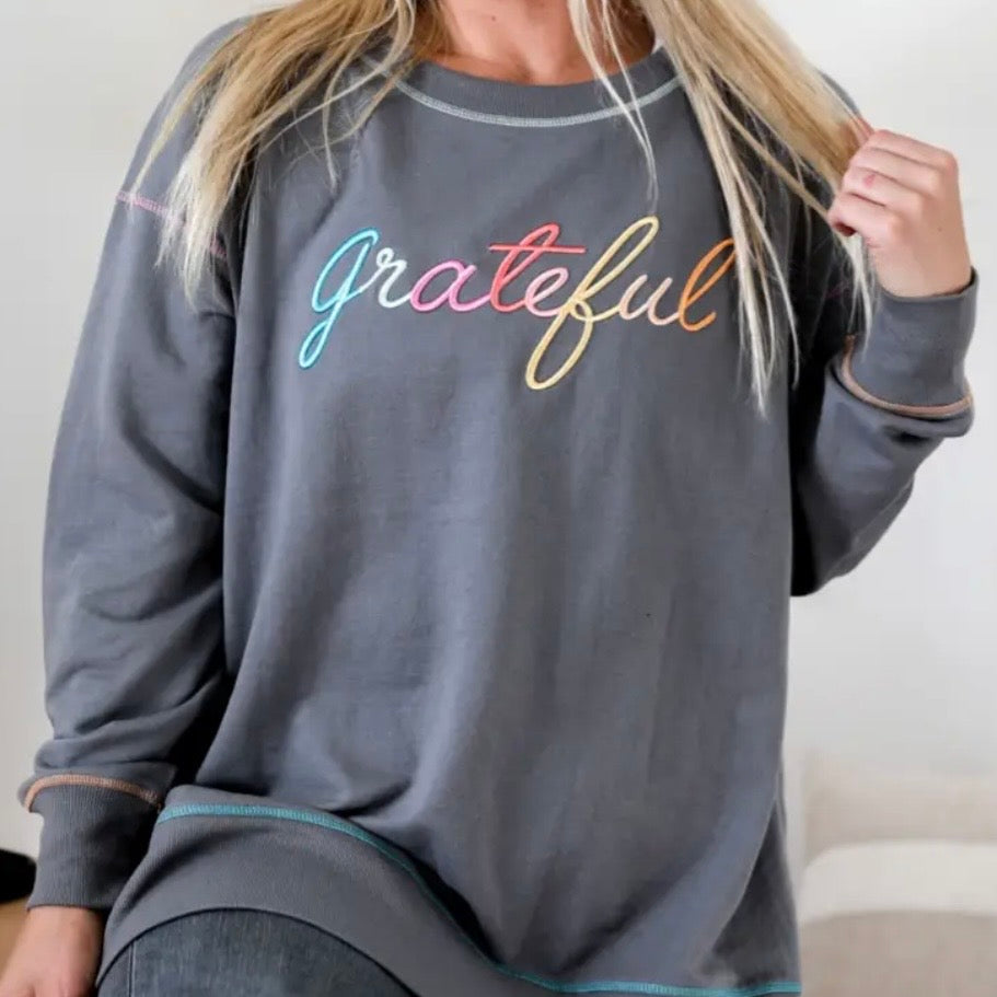 Grateful 3D Embroidery - Light Weight