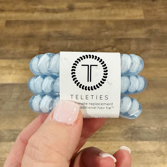 Teleties Hair Coils | Large | Washed Denim