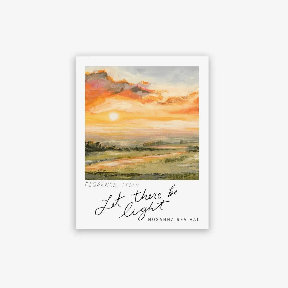 Landscape Sticker | Let There Be Light