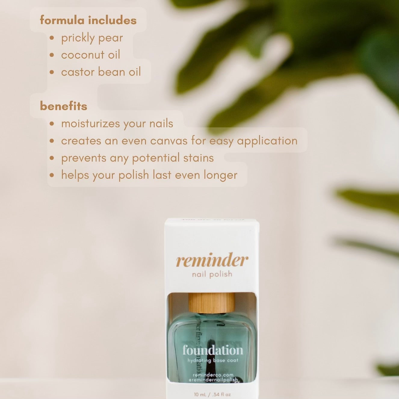 Hydrating Nail Base Coat | Foundation