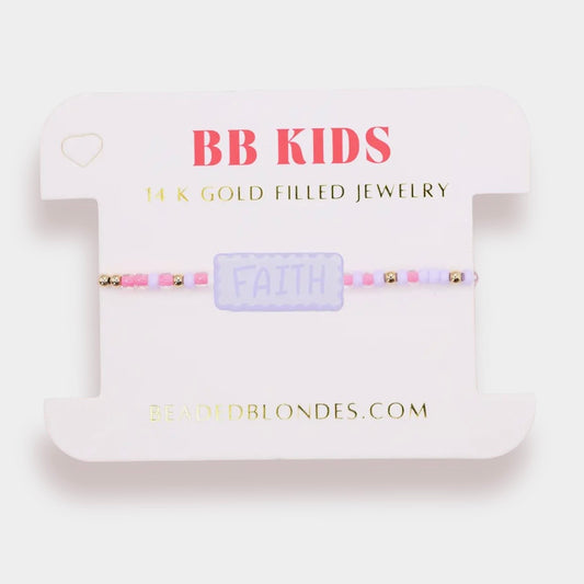 Beaded Blondes Kids | Faith