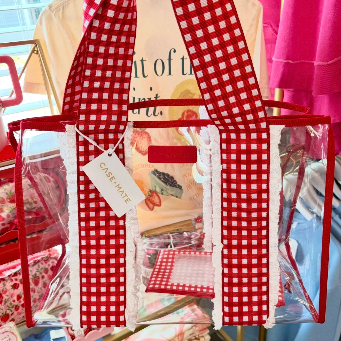 Case-Mate Cherry Gingham
Jelly Tote Bag