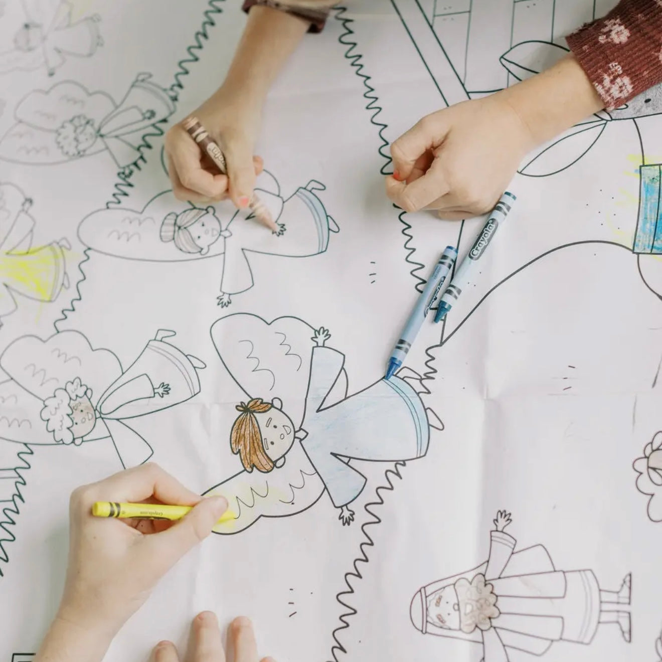 Tiny Theologians | Journey To the Manger Giant Coloring Sheet