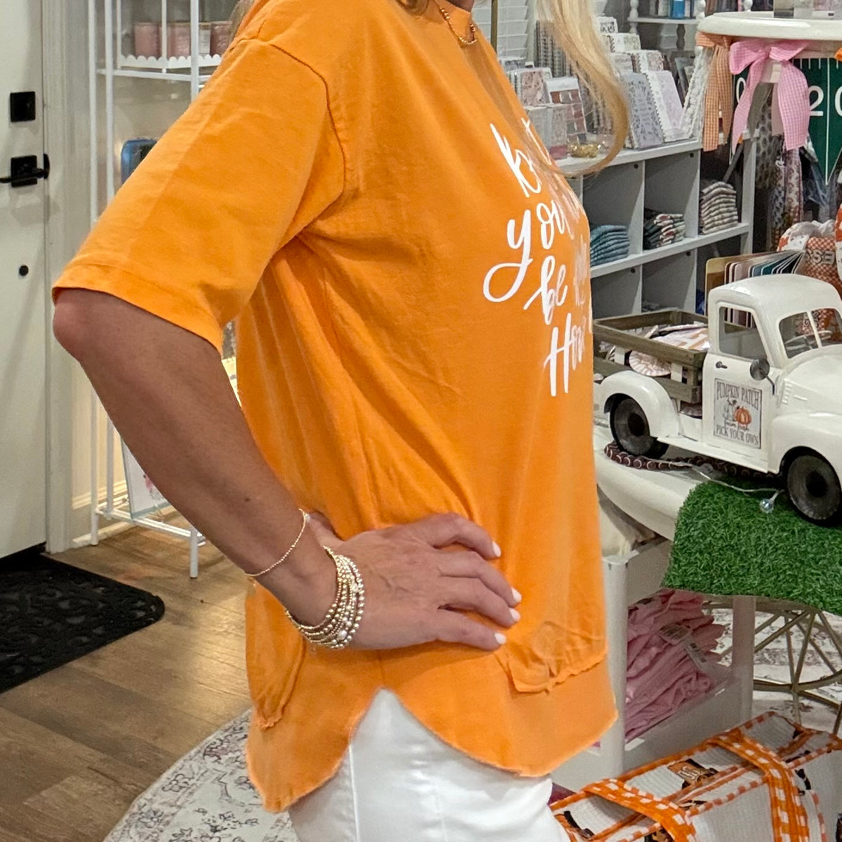 Royce Vintage Poncho Tee | TN Orange
