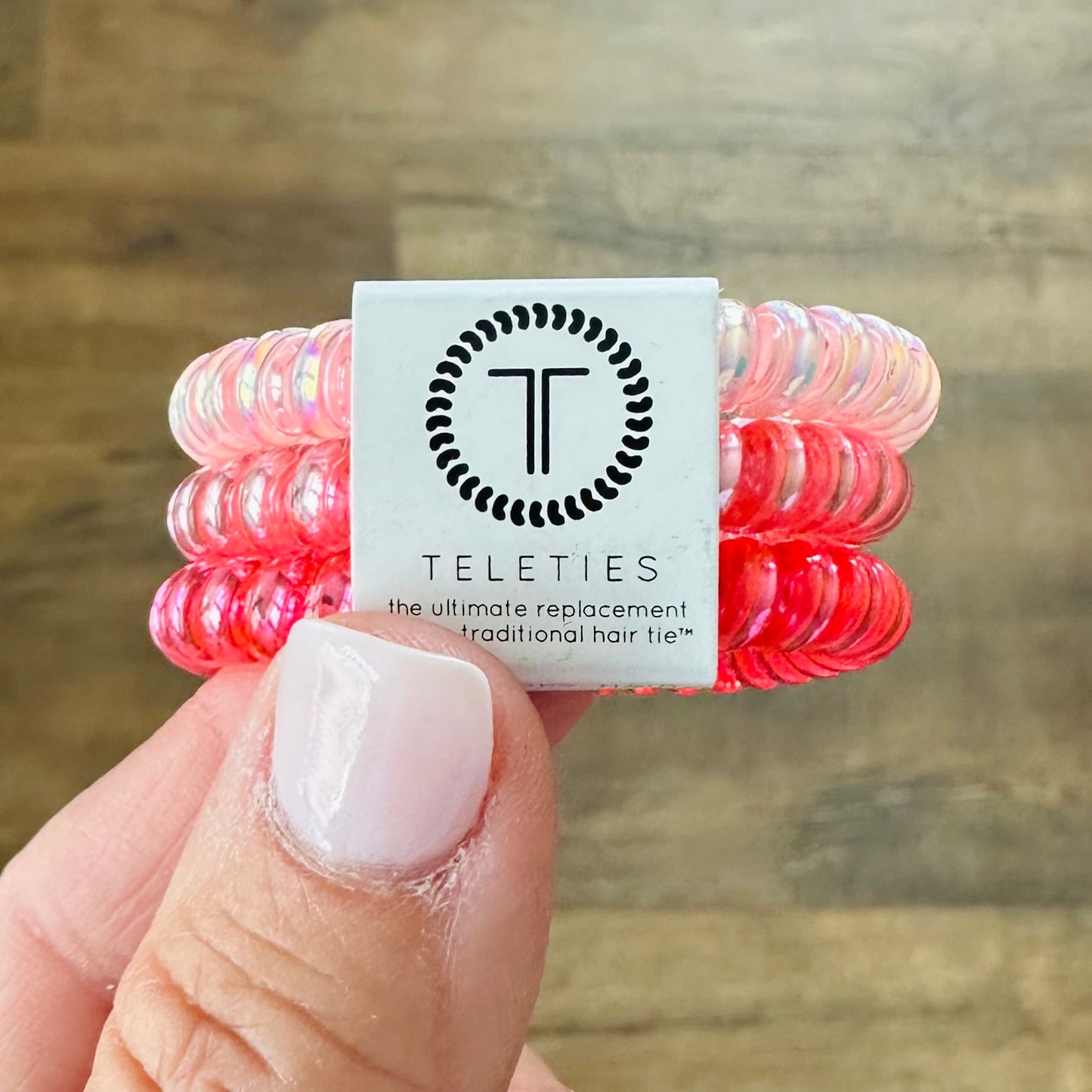 Teleties Hair Coils | Small | Think Pink