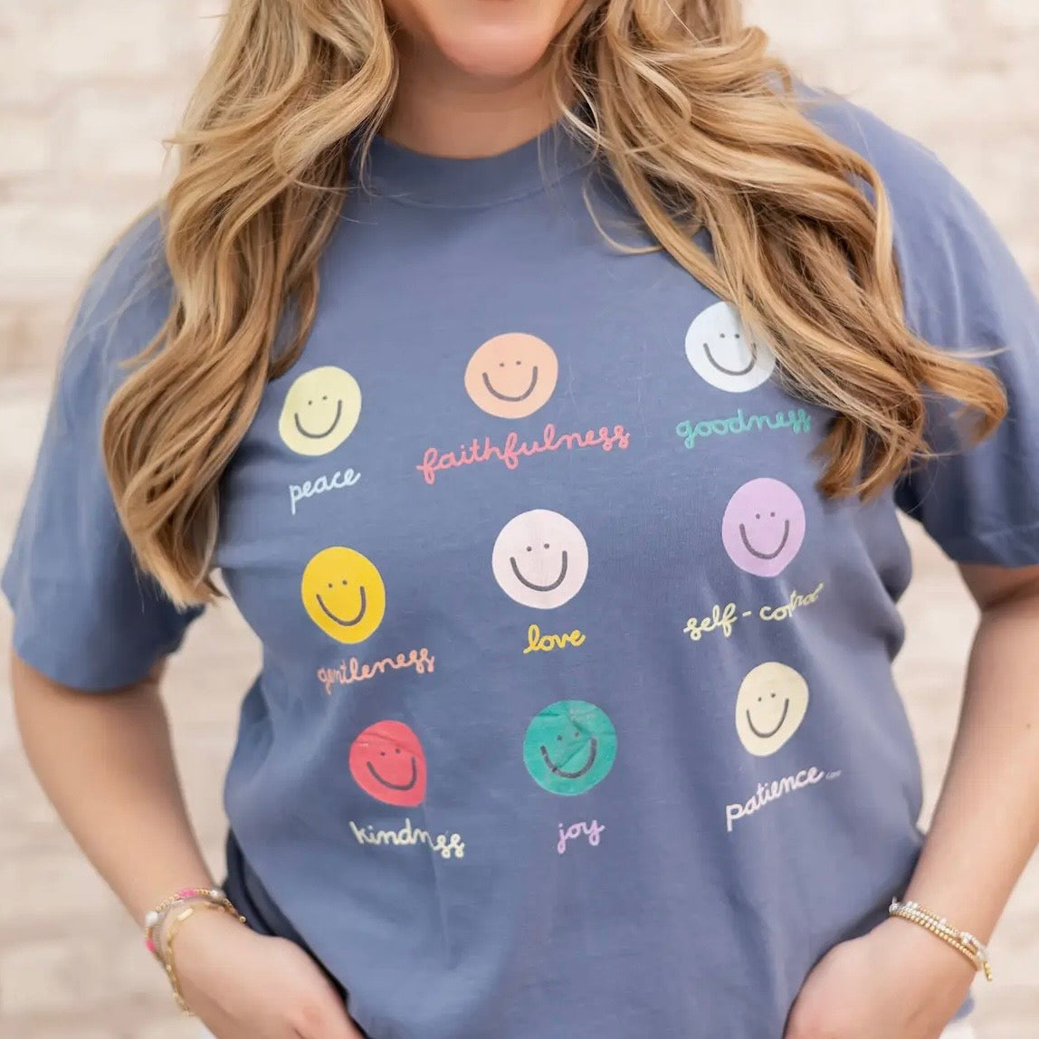 Smiley Fruits of the Spirit Callie Tee