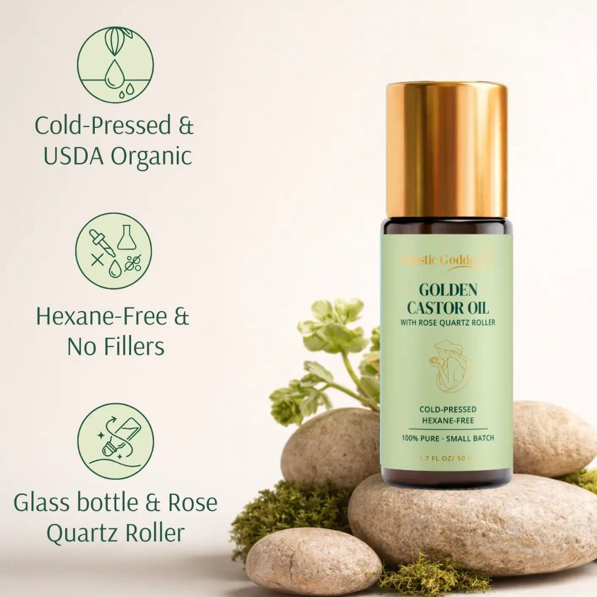 Organic Golden Castor Oil
Roll-On