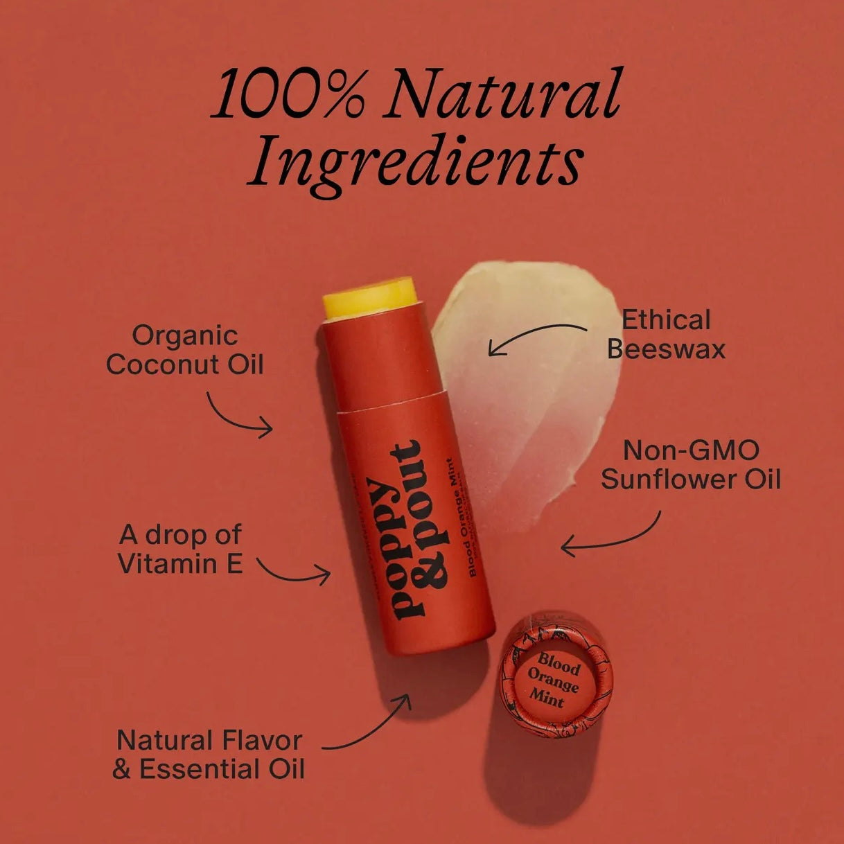 Poppy & Pout Lip Balm | Cinnamint