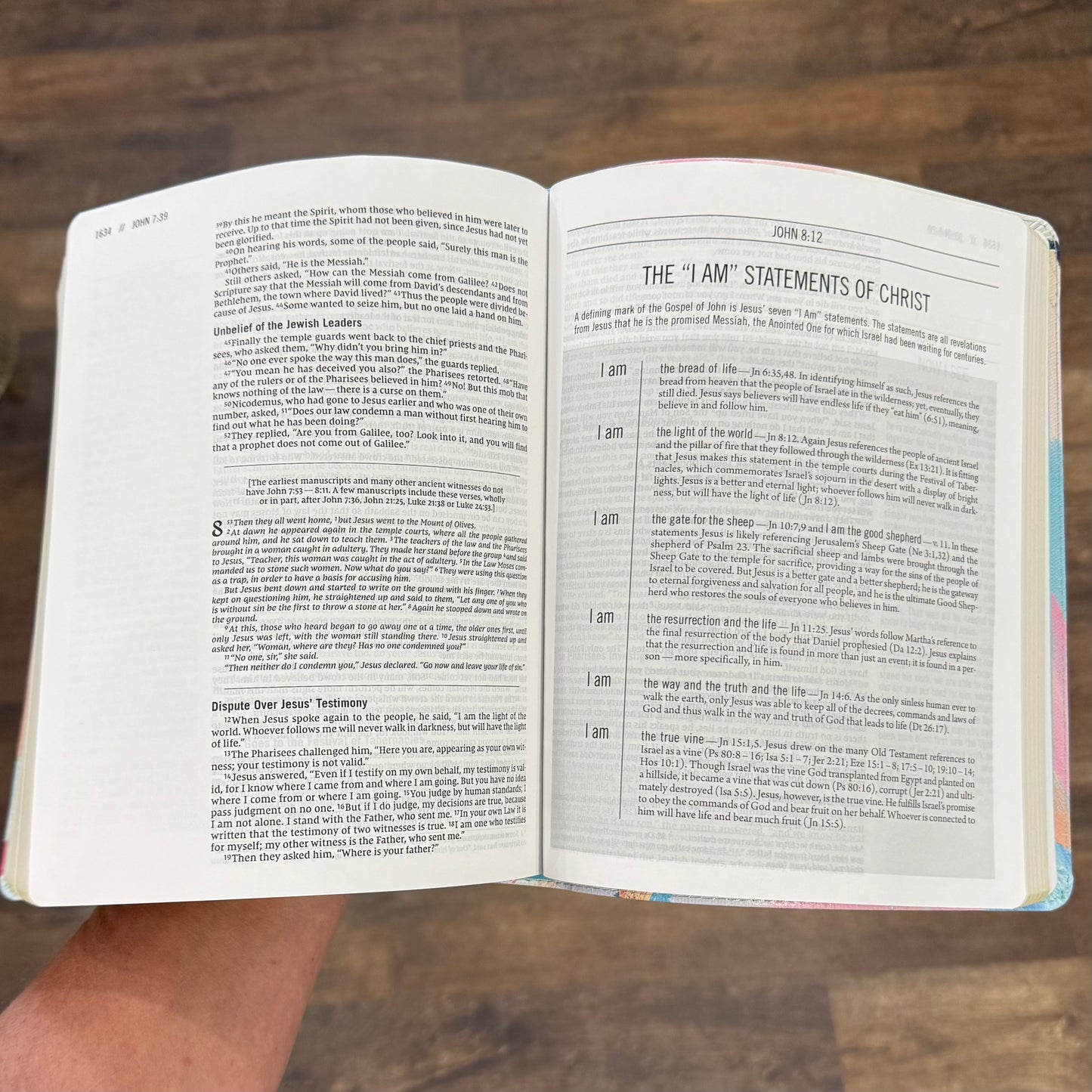 The Jesus Bible | ESV Peach Floral