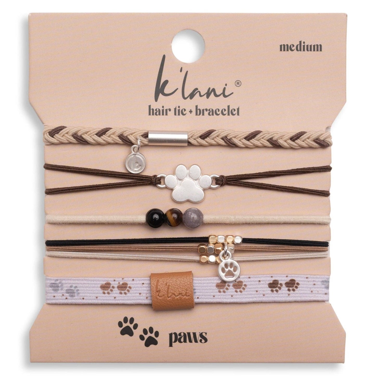 Hair Tie Bracelets | Paws
