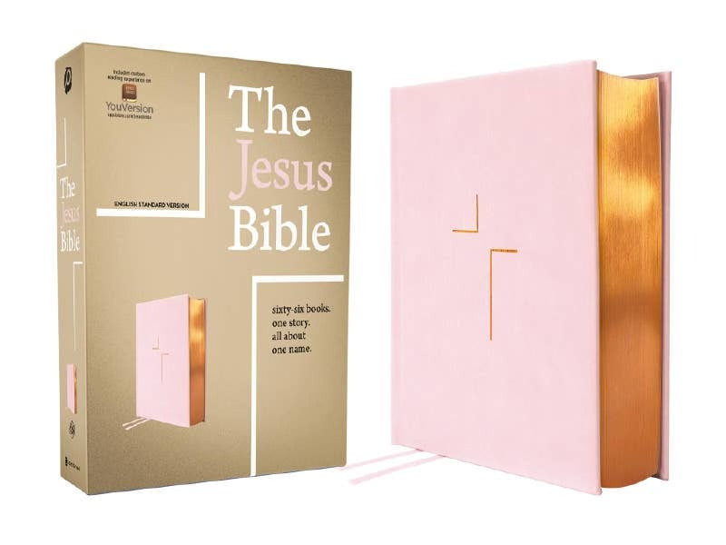 The Jesus Bible | ESV Pink Hardback