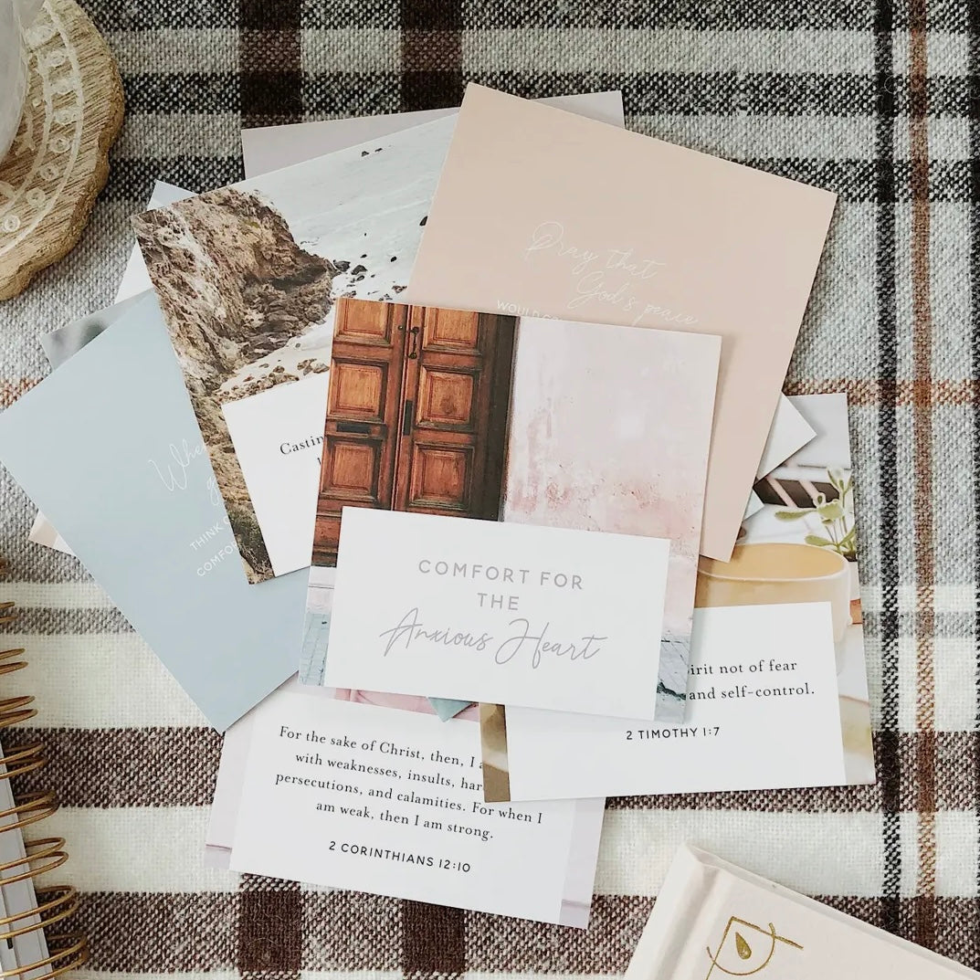 Comfort For the Anxious Heart Verse Cards