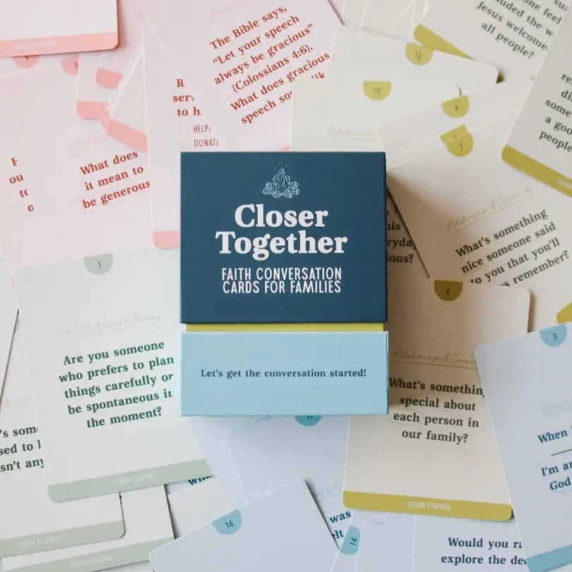 Closer Together: Christian Family Conversation Cards