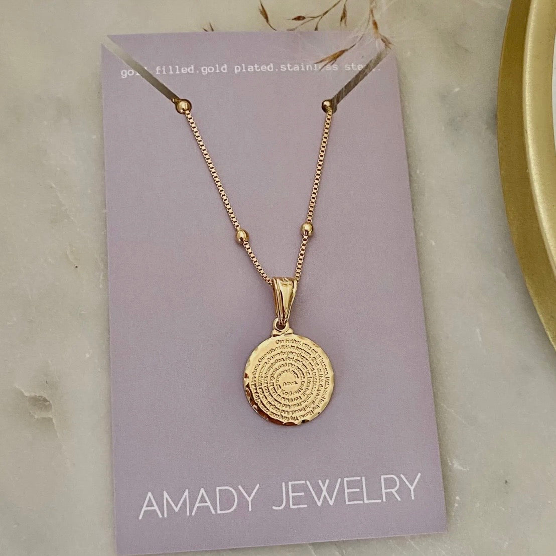 Necklace | Our Father Prayer