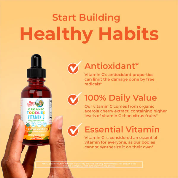Mary Ruth’s Organic Toddler Vitamin C Liquid Drops