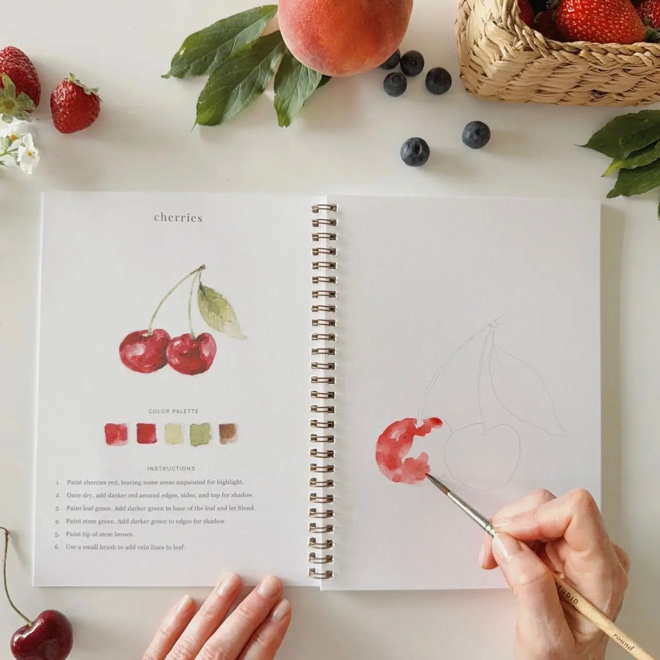 Watercolor Workbook | Fruit