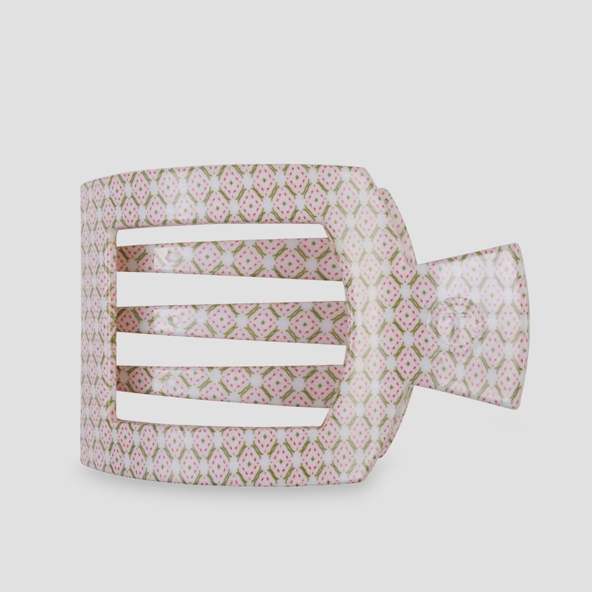 Teleties Square Flat Clip | Large | Laura Parks | Pine & Pearl