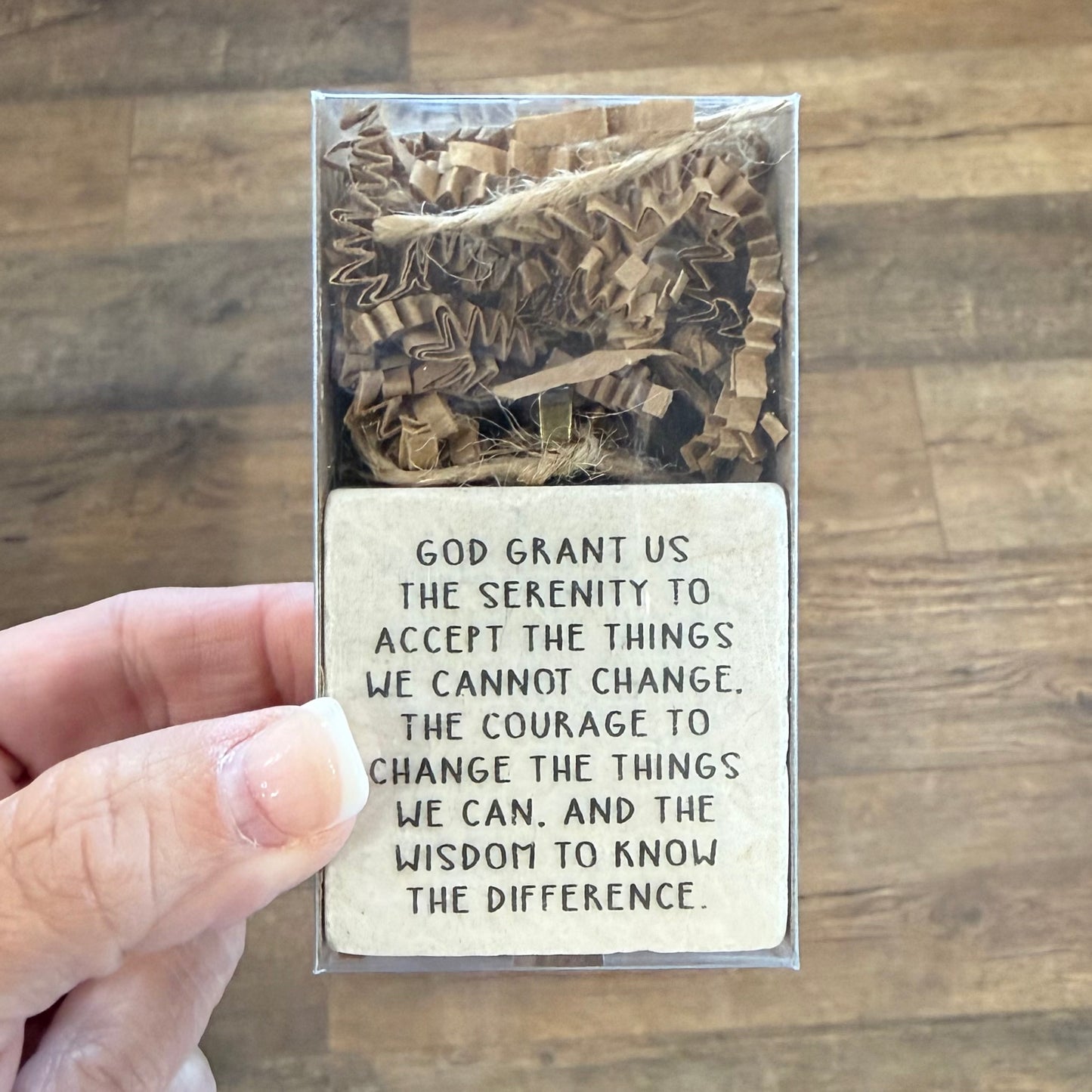 Scripture Stones | Serenity Prayer | Ornament