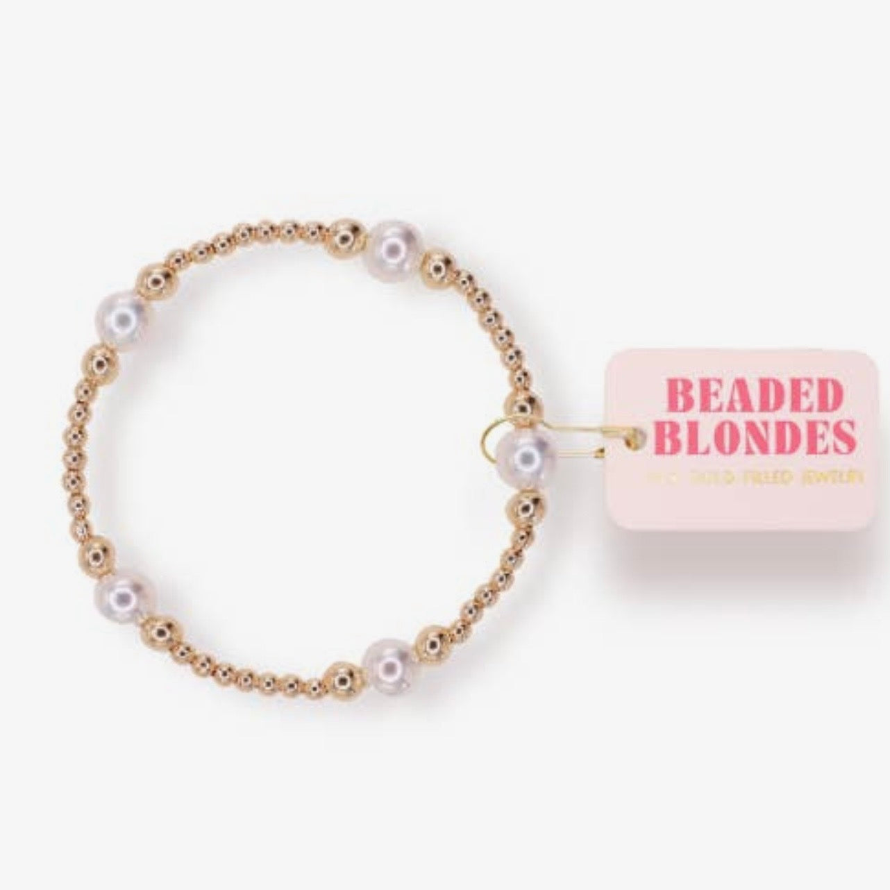Beaded Blondes | Serena Pearl Bracelet