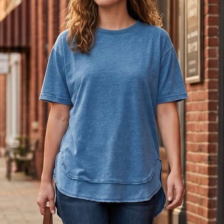 Royce Poncho Tee | Red