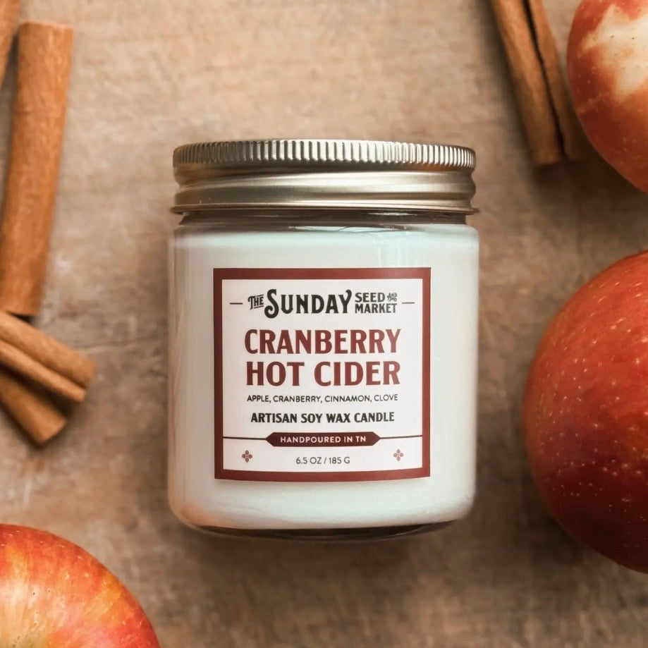 Soy Candle | Cranberry Hot Cider