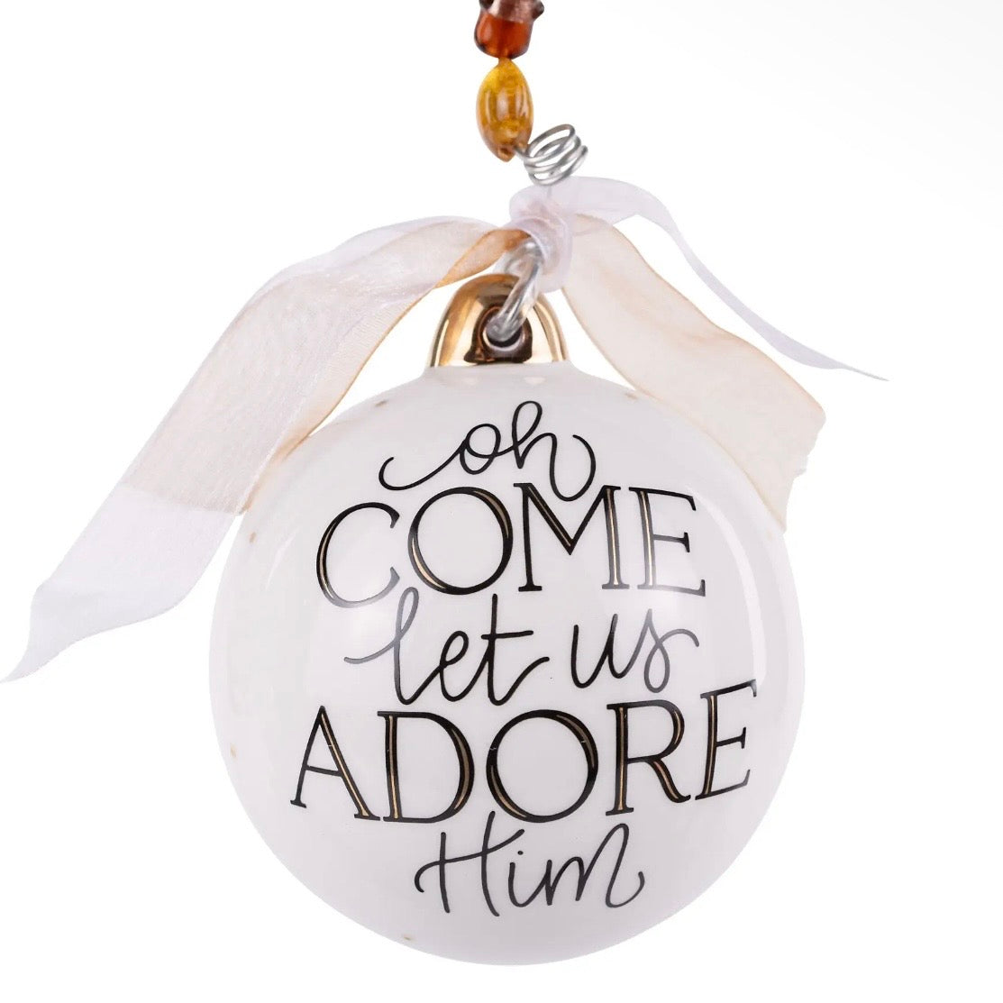 Ornament | Oh Come Let Us Adore Him