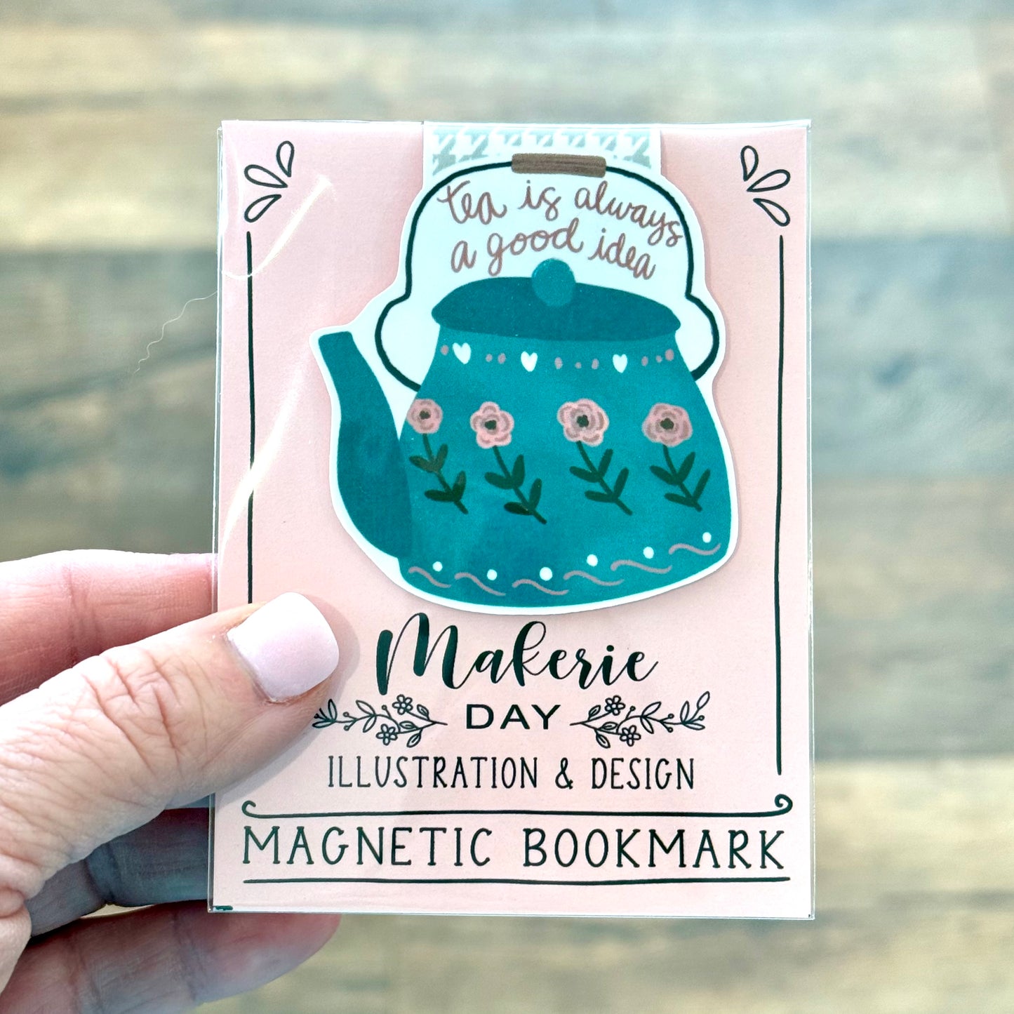 Magnetic Bookmark - Teapot