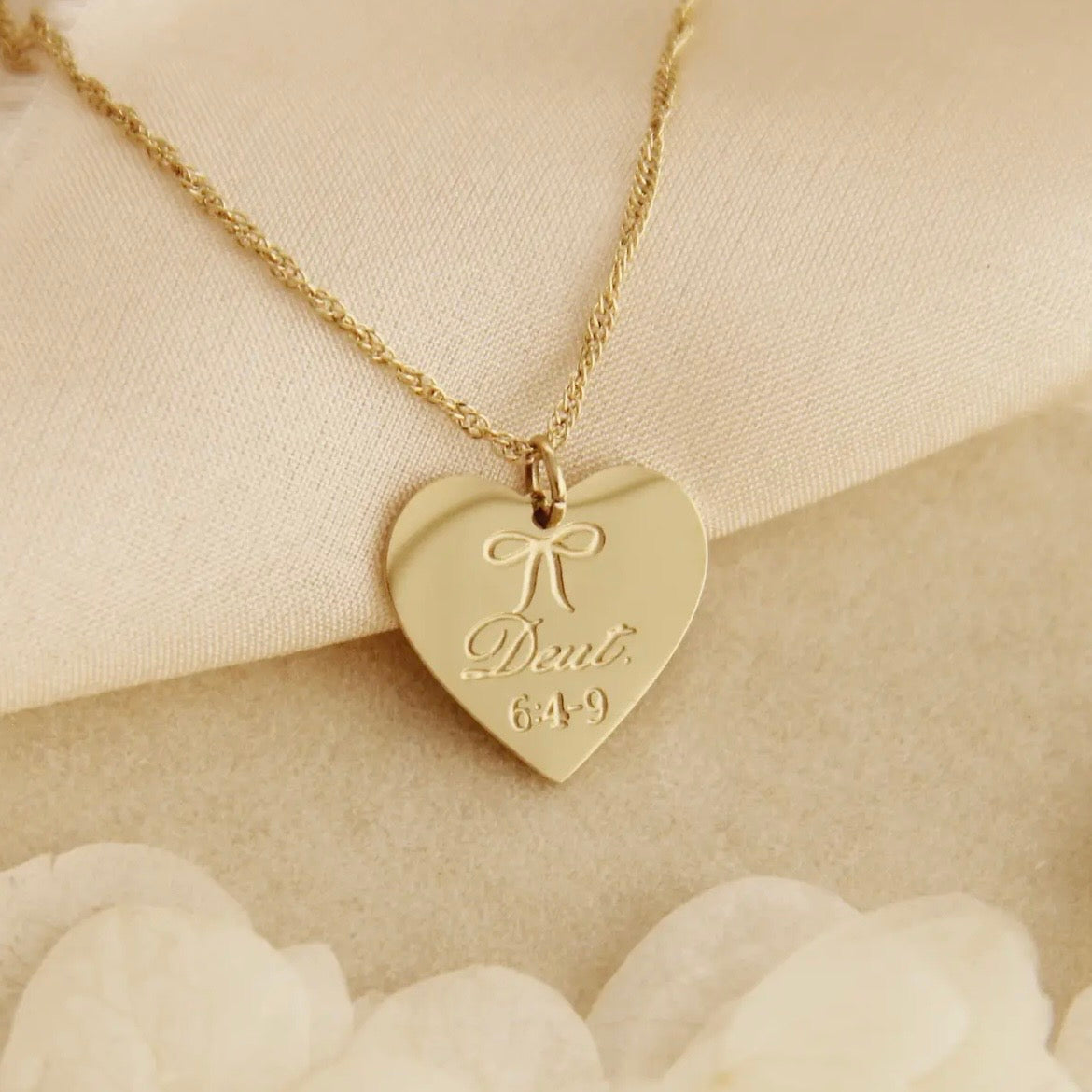 LoveStory Necklace | Love the Lord Your God Deuteronomy 6:4-9